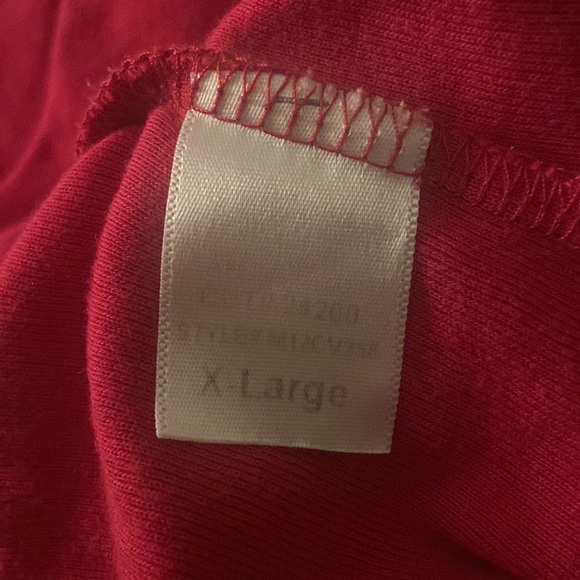 New directions red top holiday ornament detail cotton embellished extra large - Picture 6 of 14